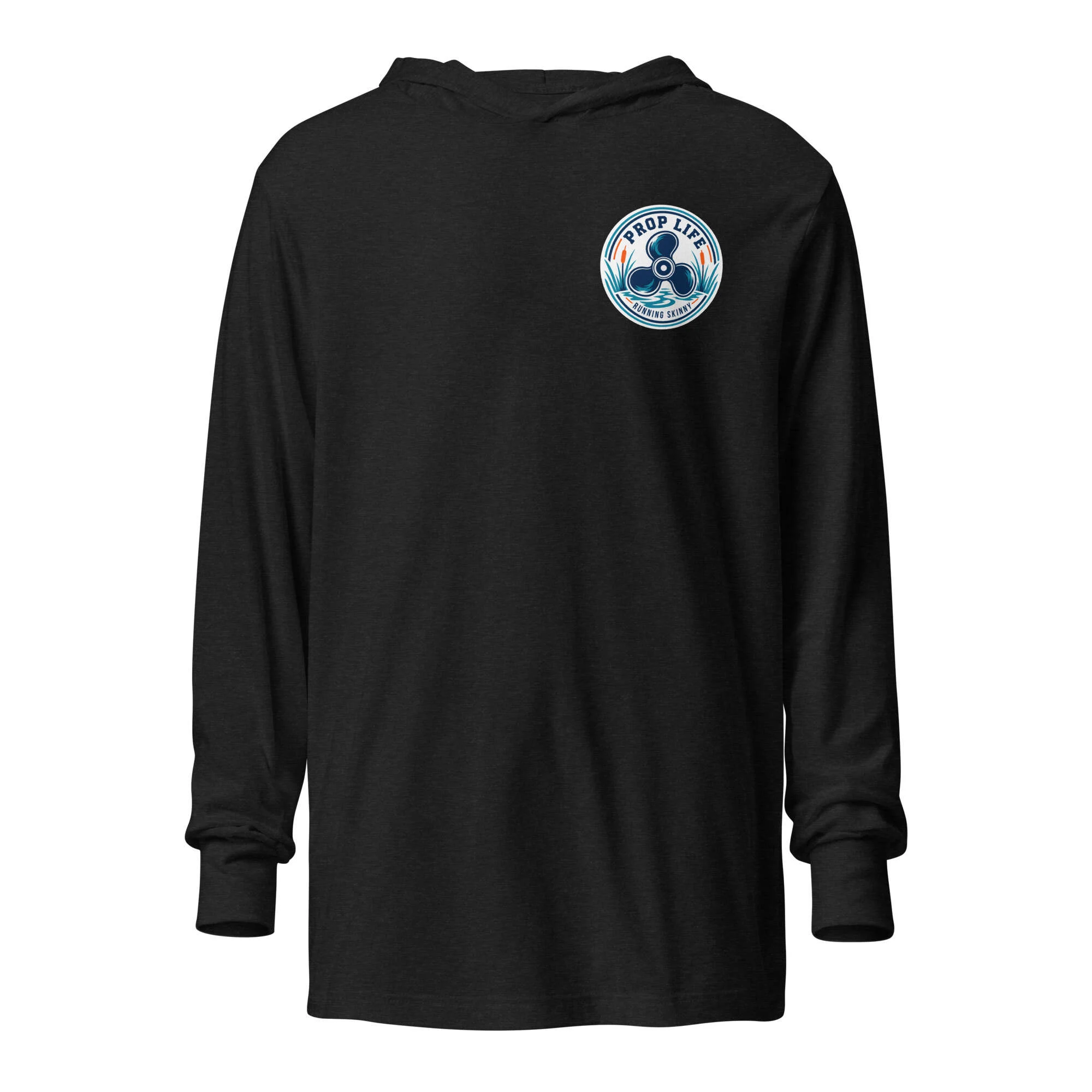Hooded long-sleeve tee