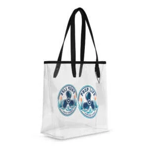 Clear tote bag