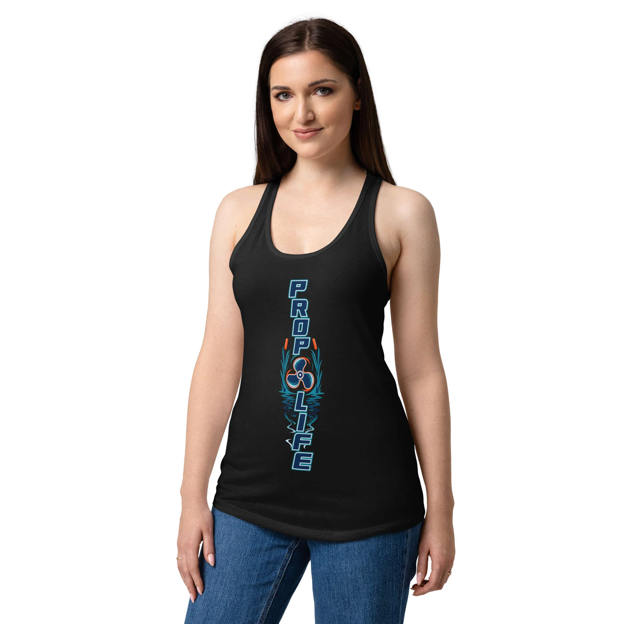 Women’s fitted racerback tank top - Image 29