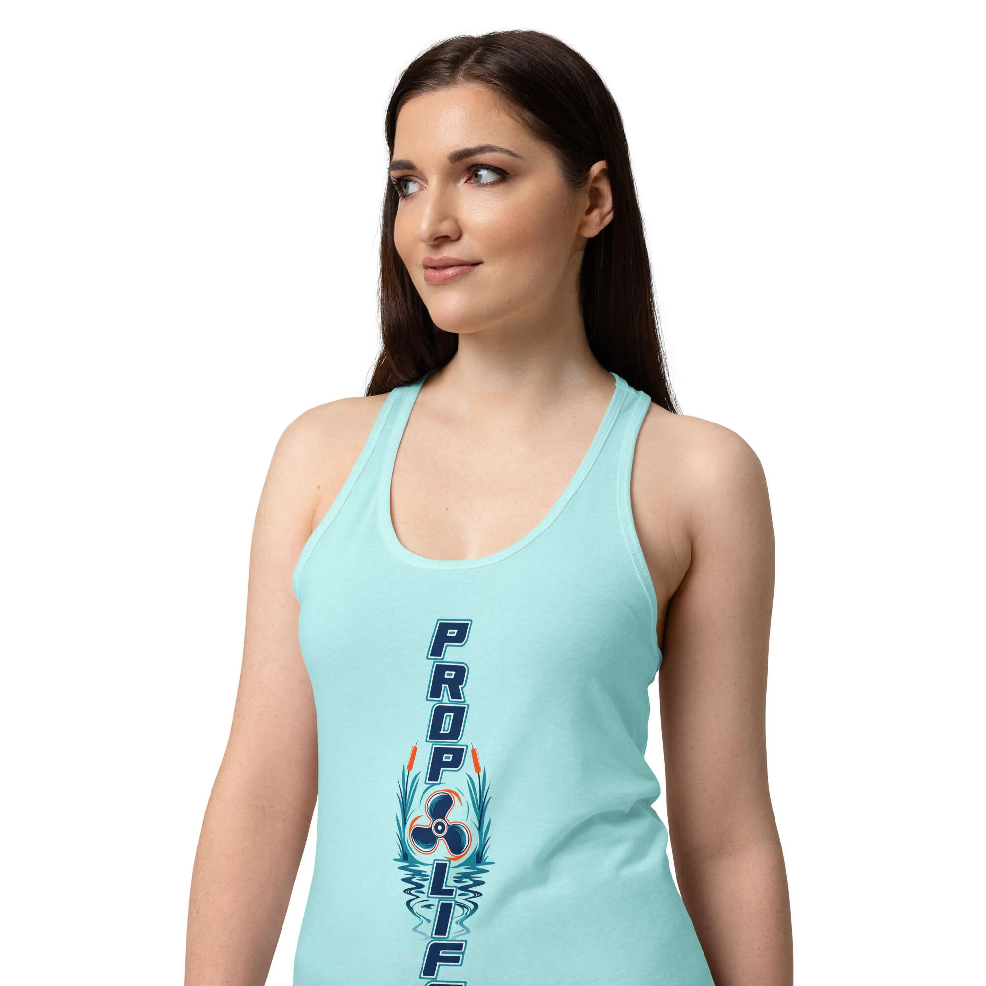 Women’s fitted racerback tank top - Image 48