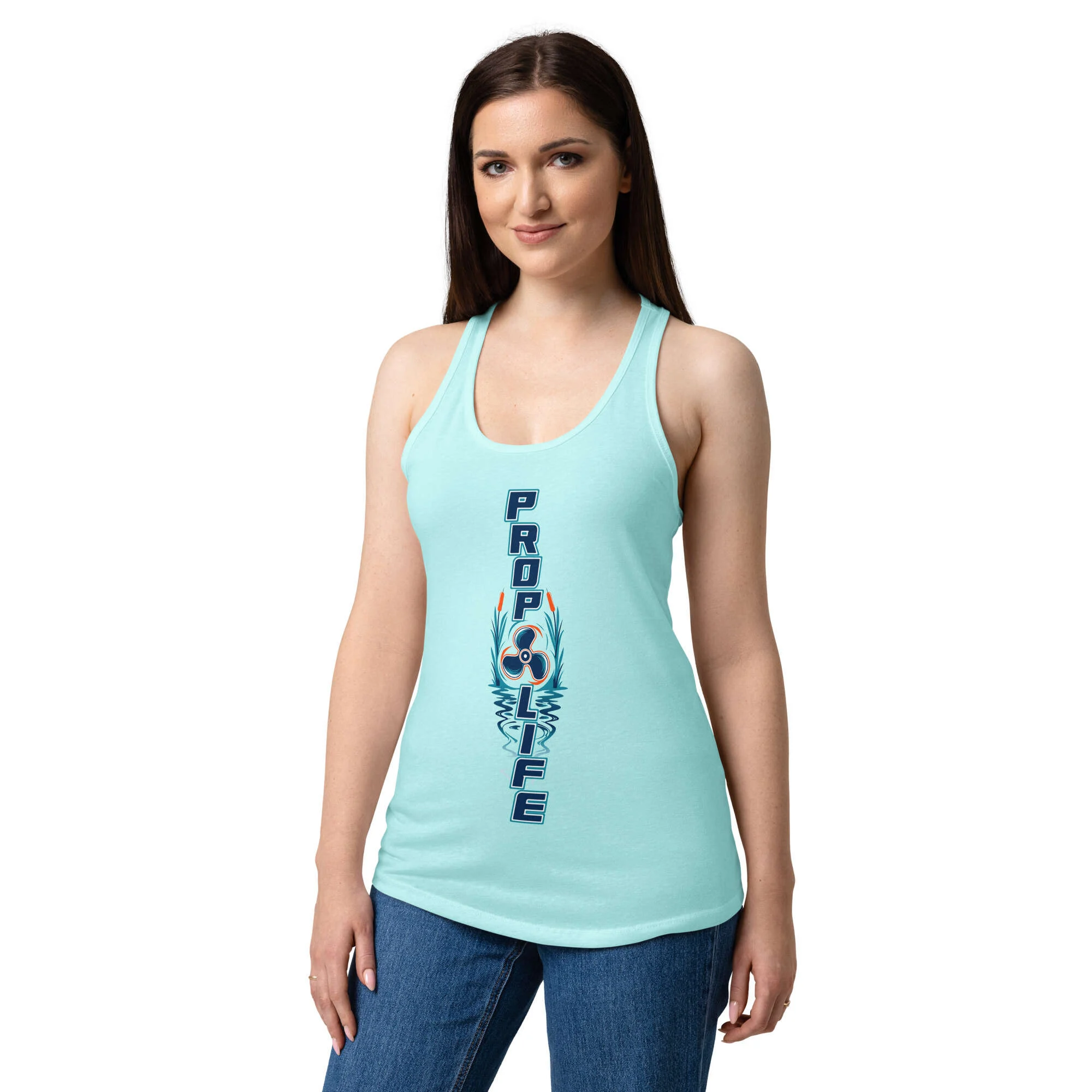 Women’s fitted racerback tank top - Image 34