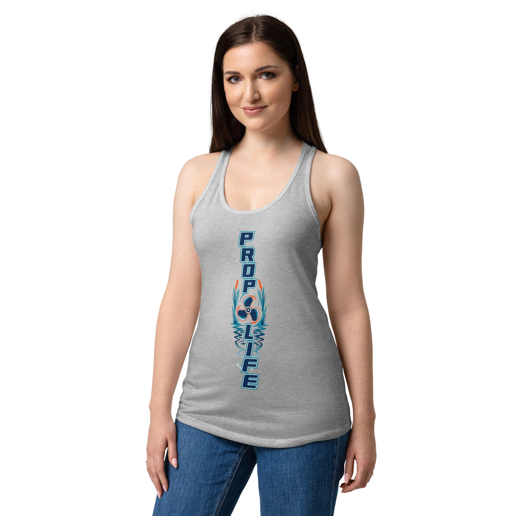 Women’s fitted racerback tank top - Image 33