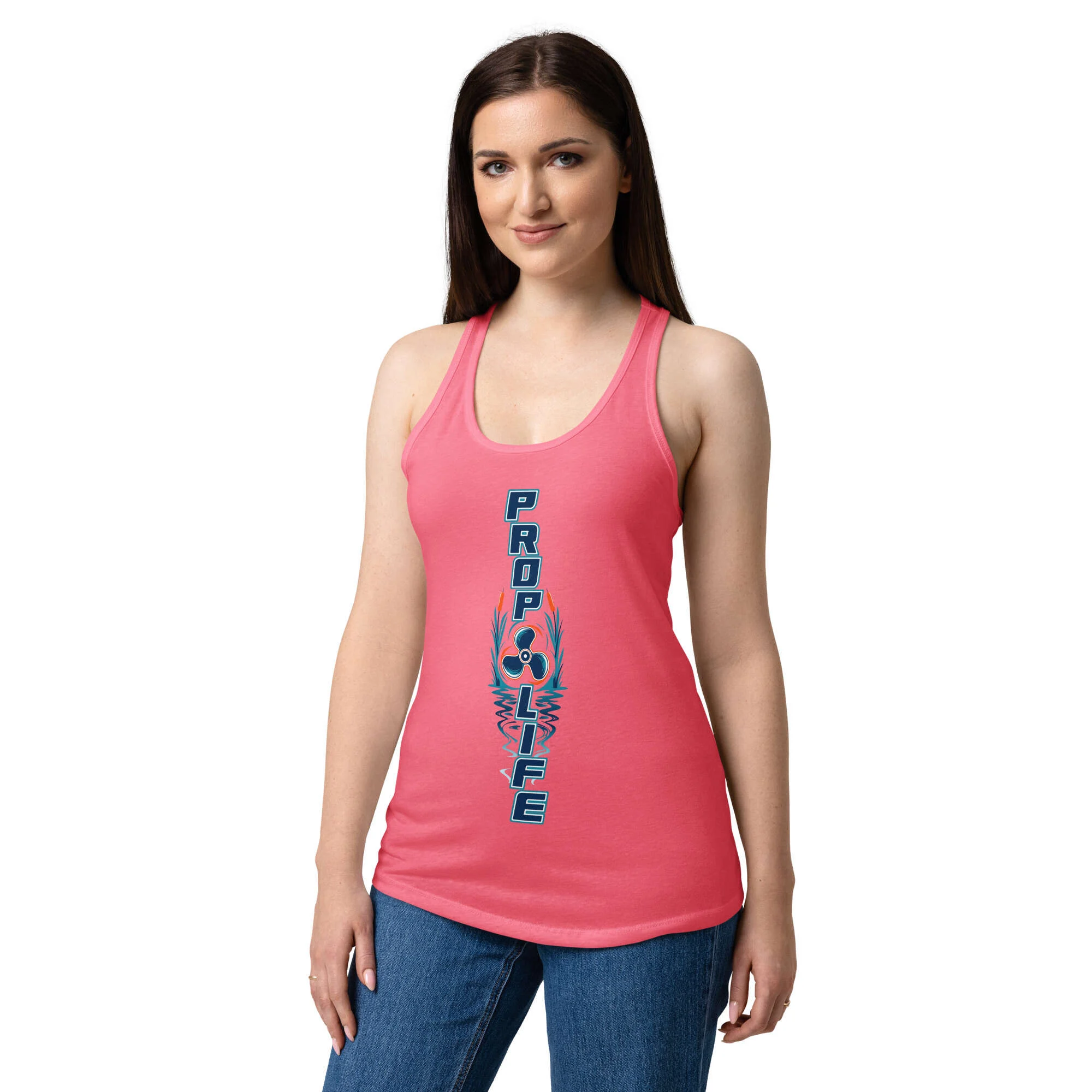 Women’s fitted racerback tank top - Image 30