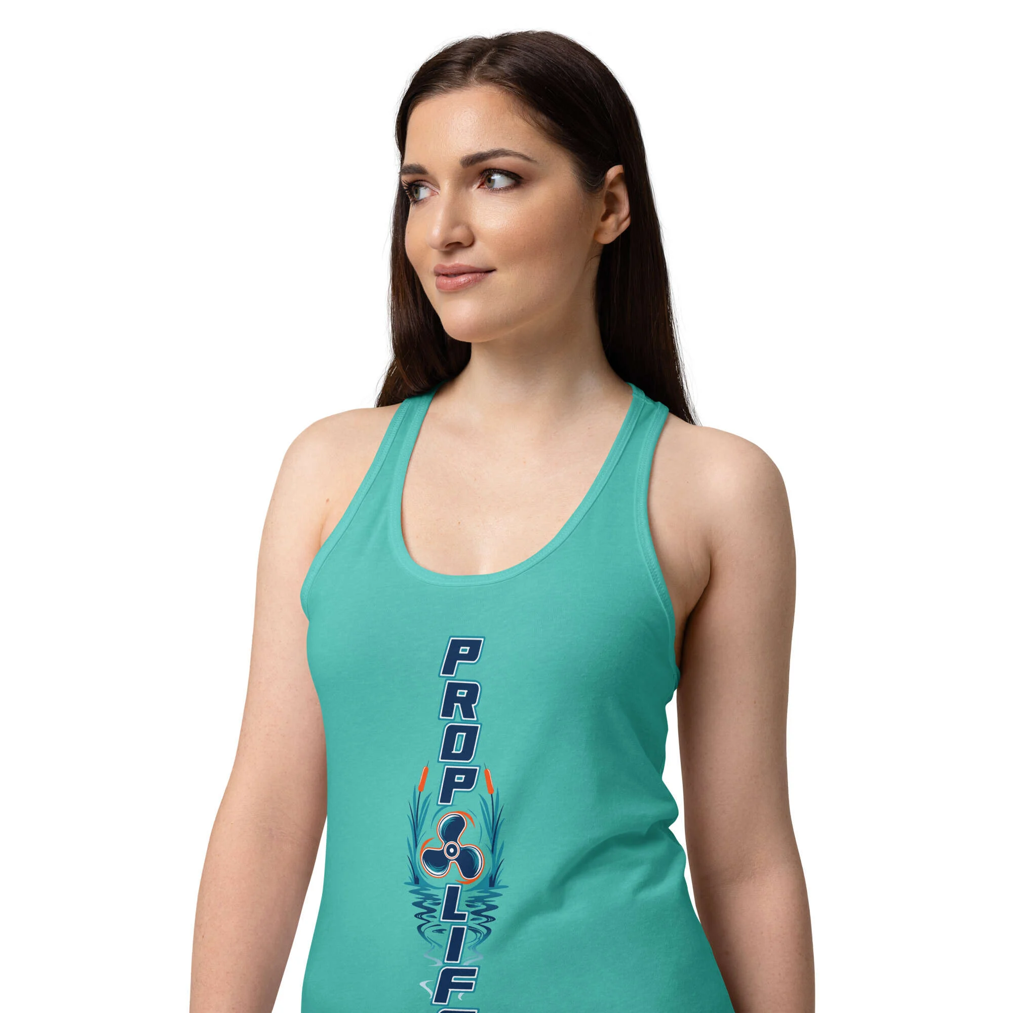 Women’s fitted racerback tank top - Image 46