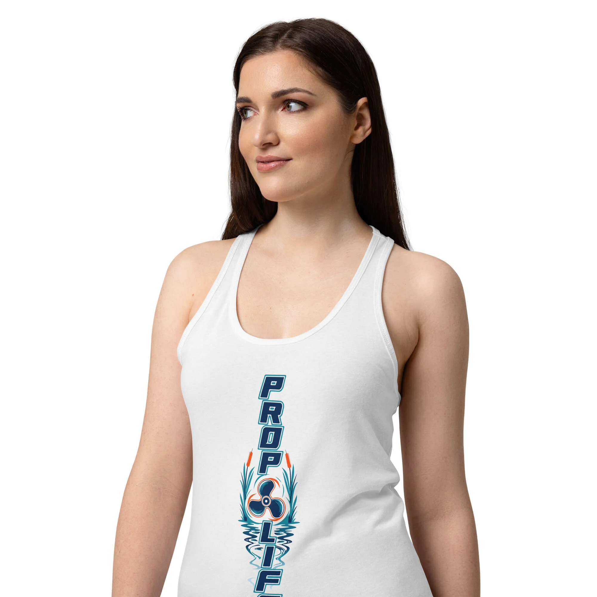 Women’s fitted racerback tank top - Image 49