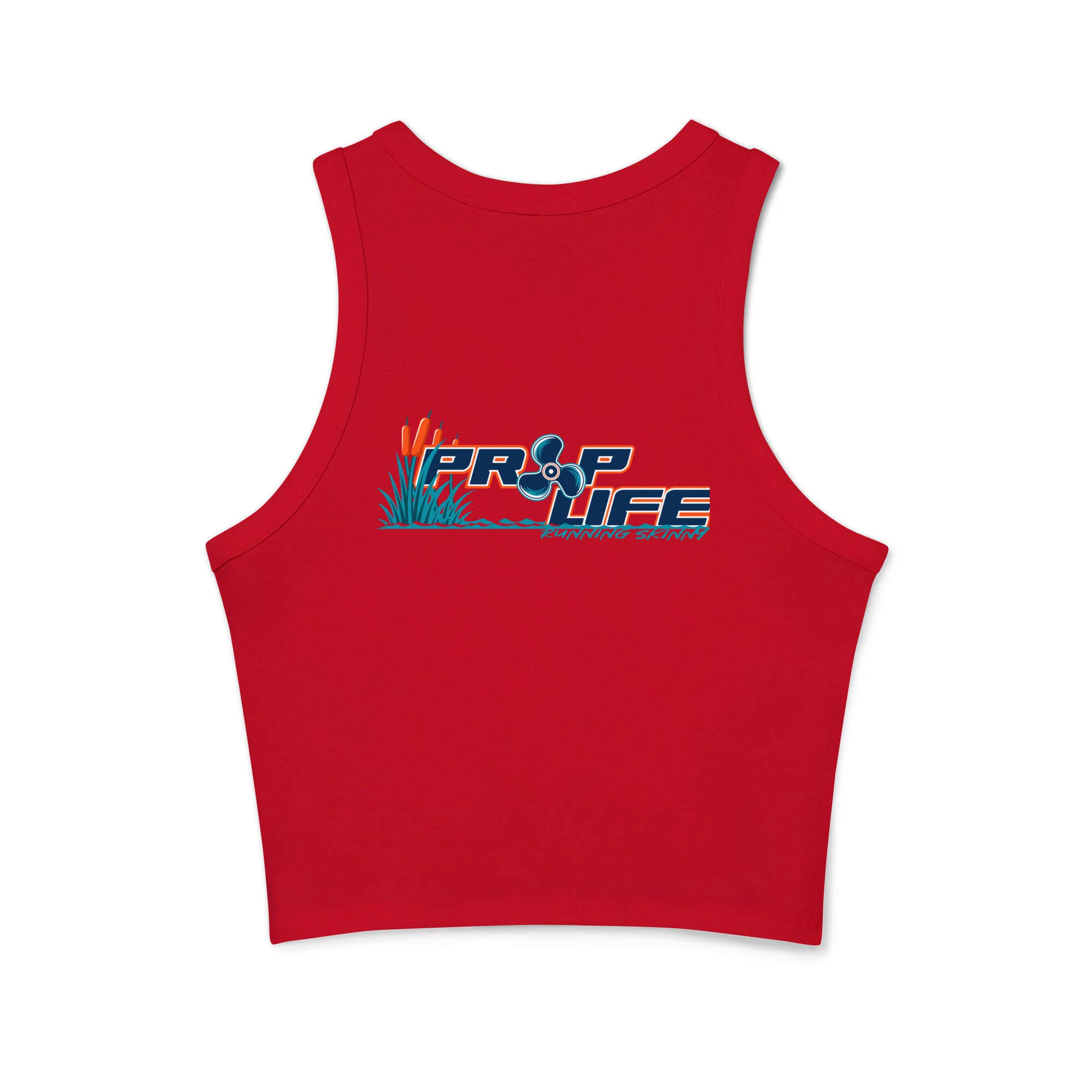 Women's micro rib racer tank top - Image 12